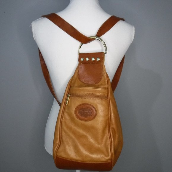 Valentino Handbags - Valentino Di Paolo leather  Backpack 90"s